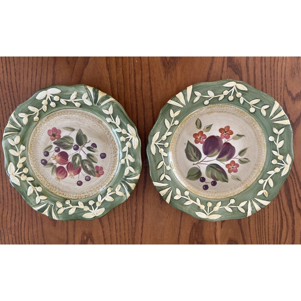 Certified International 8.5” Ceramic Plates By Pamela Gladding
